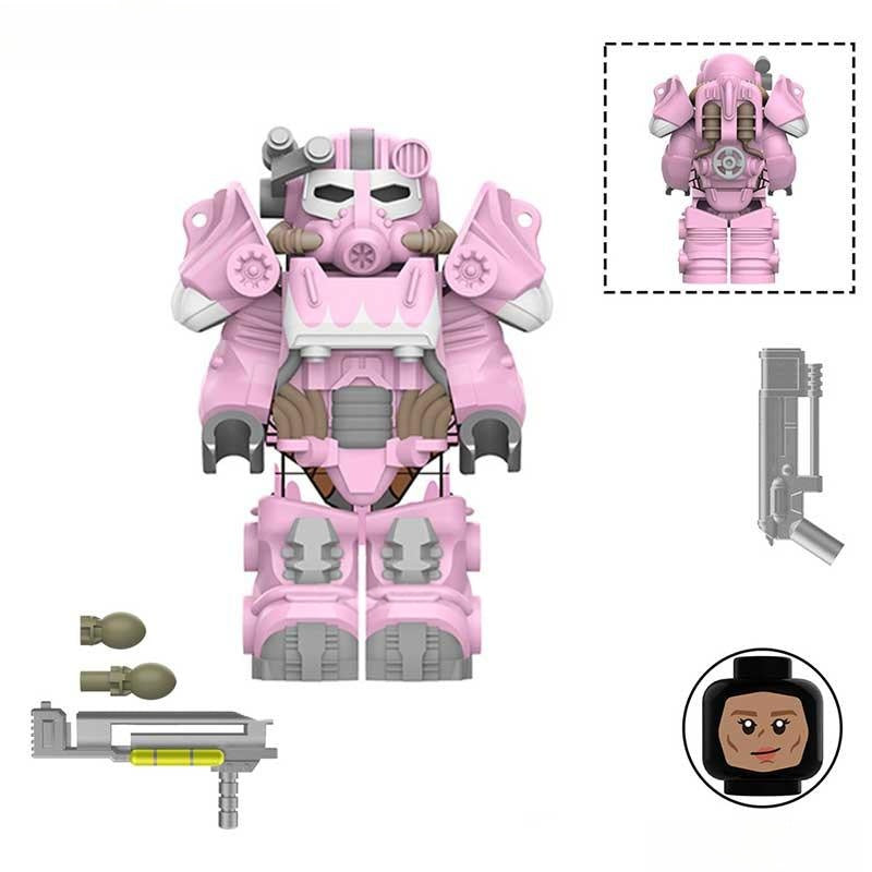 Fallout T60 Power Armor Lego Minifigures Custom video Game Toys 2 - 6 - DelsBricks MinifiguresMinifiguresDelsBricks MinifiguresDelsbricks