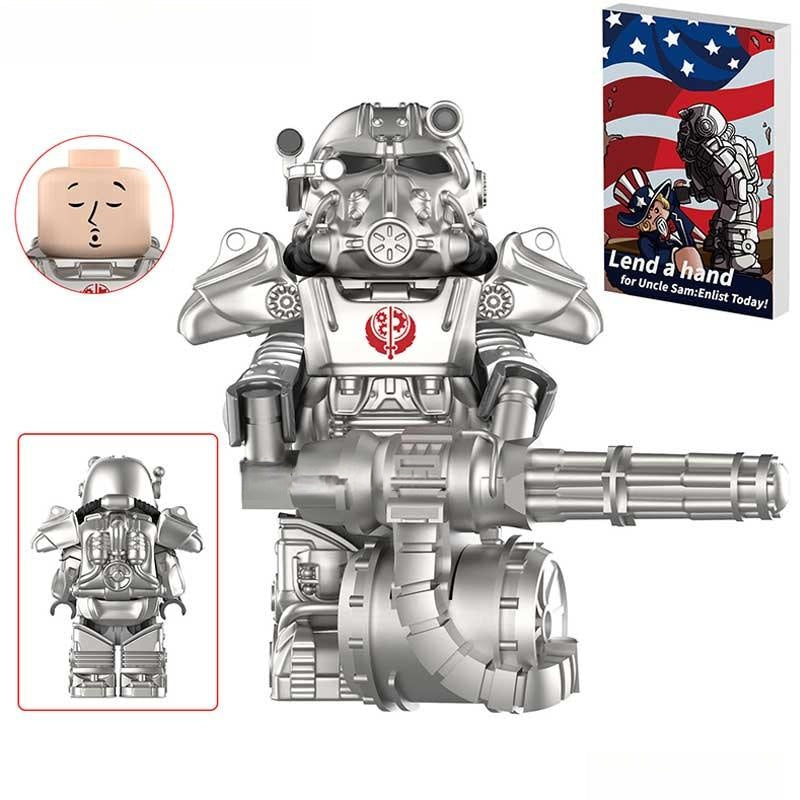 Fallout T60 Power Armor Lego Minifigures Custom video Game Toys Set1 - 1 - DelsBricks MinifiguresMinifiguresDelsBricks MinifiguresDelsbricks