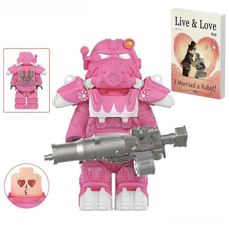 Fallout T60 Power Armor Lego Minifigures Custom video Game Toys Set1 - 8 - DelsBricks MinifiguresMinifiguresDelsBricks MinifiguresDelsbricks