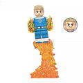 Fantastic Four Johnny Storm Human Torch Lego Minifigures Custom Toys 5 - DelsBricks MinifiguresMinifiguresDelsBricks MinifiguresDelsbricks