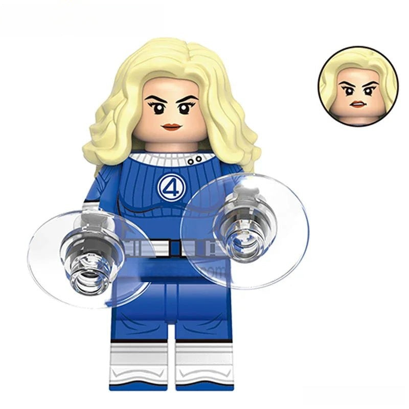 Fantastic Four Sue Storm Invisble Woman Lego Minifigures Custom Toys 1 - DelsBricks MinifiguresMinifiguresDelsBricks MinifiguresDelsbricks