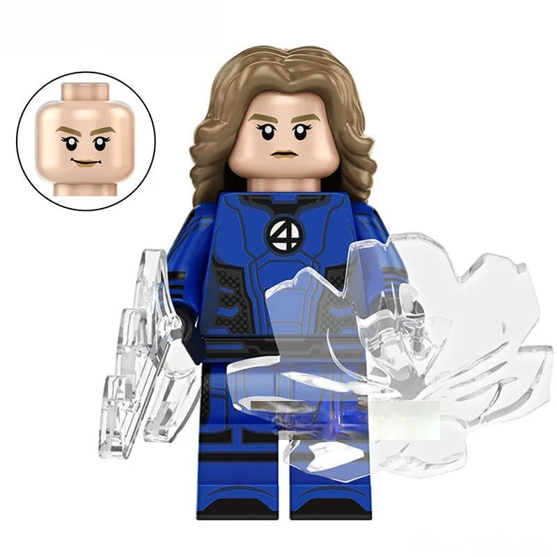 Fantastic Four Sue Storm Invisble Woman Lego Minifigures Custom Toys 2 - DelsBricks MinifiguresMinifiguresDelsBricks MinifiguresDelsbricks