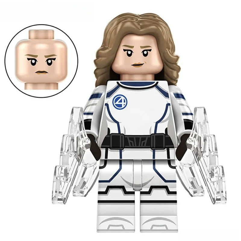 Fantastic Four Sue Storm Invisble Woman Lego Minifigures Custom Toys 3 - DelsBricks MinifiguresMinifiguresDelsBricks MinifiguresDelsbricks