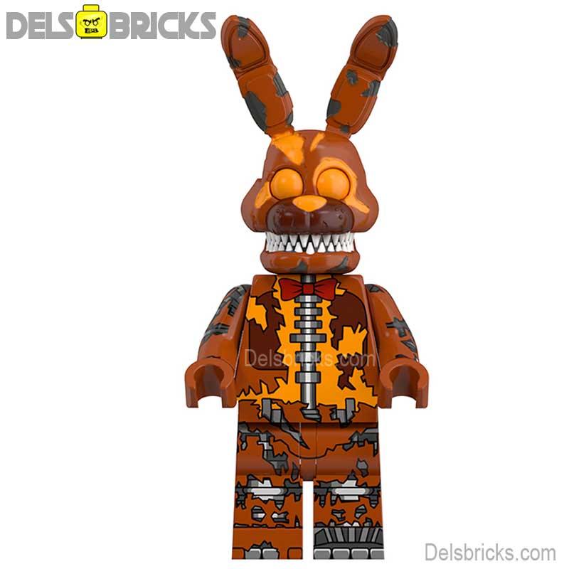 Five Nights At Freddys Jack o' BonnieLego Minifigures custom toys - DelsBricks MinifiguresLego Horror MinifiguresDelsBricks MinifiguresDelsbricks.com
