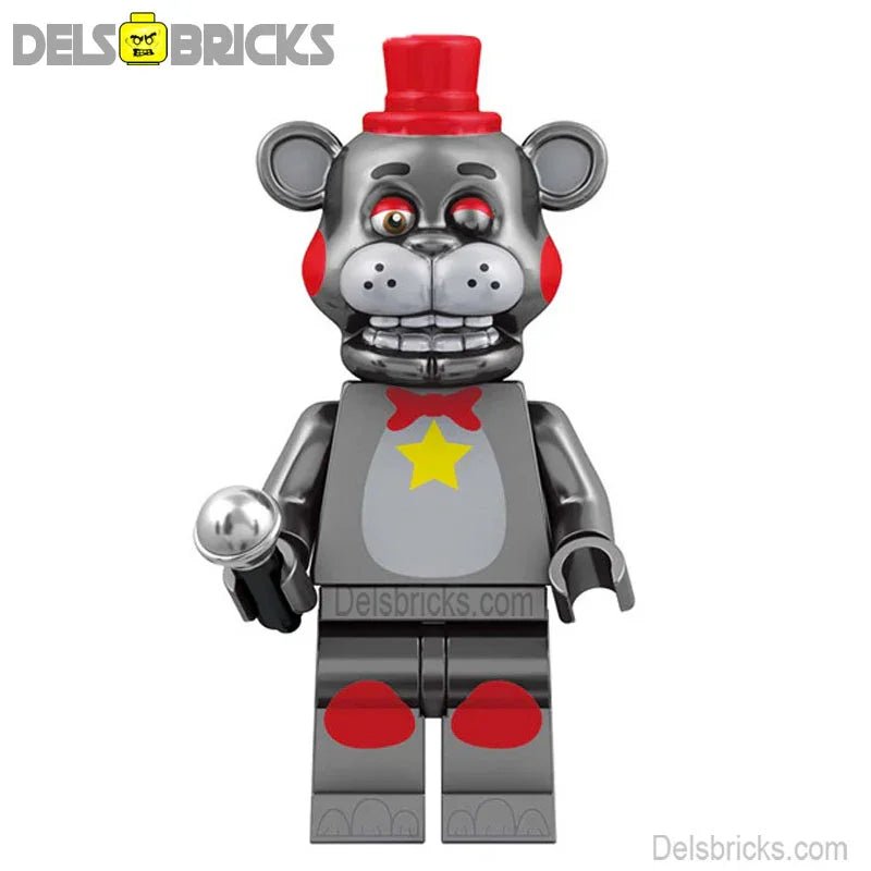 Five Nights At Freddys Movie Funtime Freddy Lego Minifigures custom toys - DelsBricks MinifiguresLego Horror MinifiguresDelsBricks MinifiguresDelsbricks.com