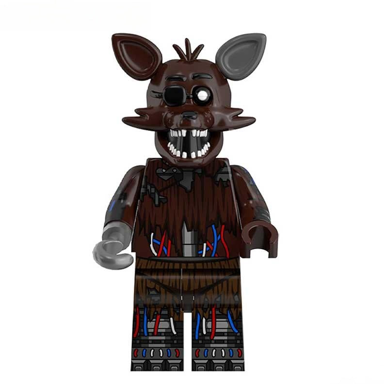 Five Nights At Freddys Phantom Foxy Lego Minifigures custom toys - DelsBricks MinifiguresLego Horror MinifiguresDelsBricks MinifiguresDelsbricks.com