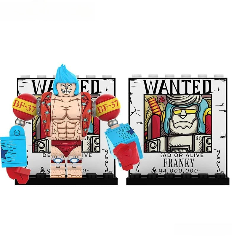 Franky Big Figure ONE PIECE Anime Lego Minifigures custom toys 1 - DelsBricks MinifiguresMinifiguresDelsBricks MinifiguresDelsbricks