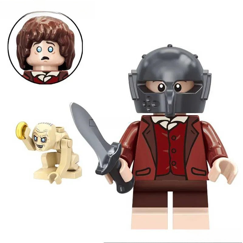 Frodo Baggins from Lord of The Rings Lego Minifigures Custom Toys - DelsBricks MinifiguresMinifiguresDelsBricks MinifiguresDelsbricks