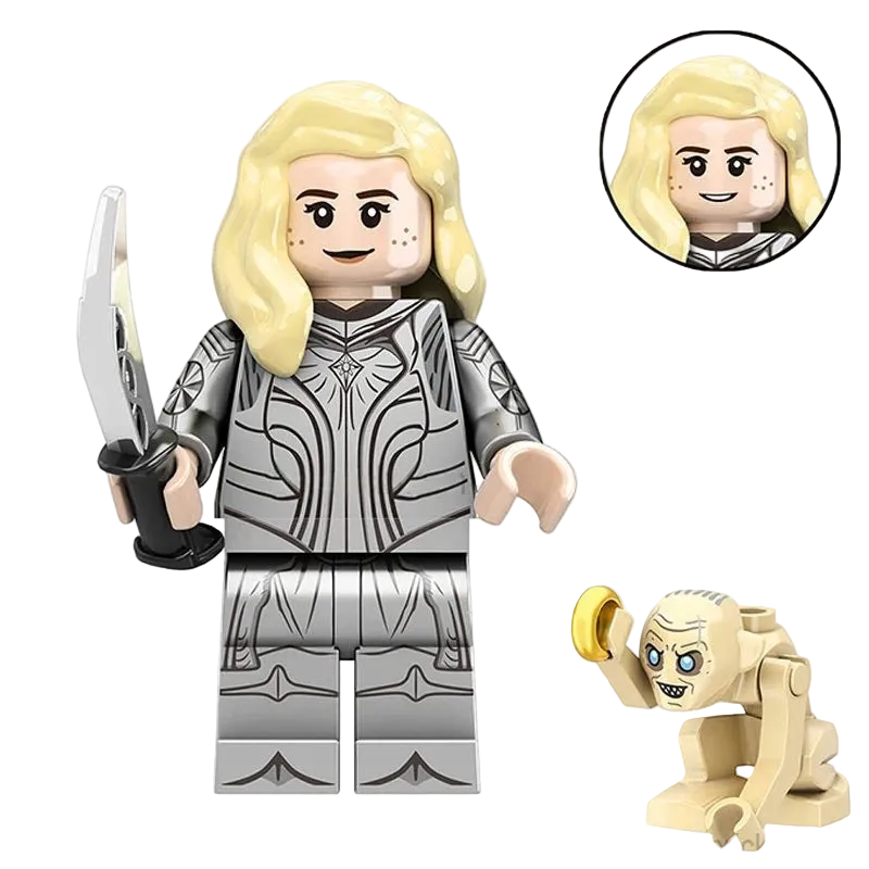 Galadriel Lord of The Rings Lego Minifigures Custom Toys - DelsBricks MinifiguresMinifiguresDelsBricks MinifiguresDelsbricks