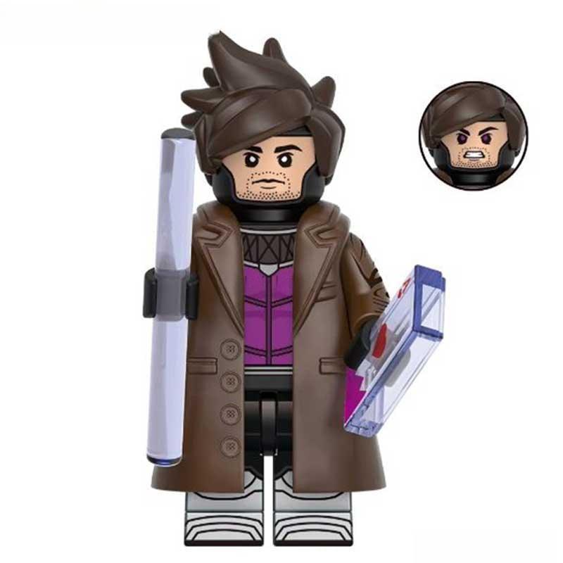 Gambit from Deadpool & Wolverine Movie Lego Minifigures Custom Toys - DelsBricks MinifiguresMinifiguresDelsBricks MinifiguresDelsbricks