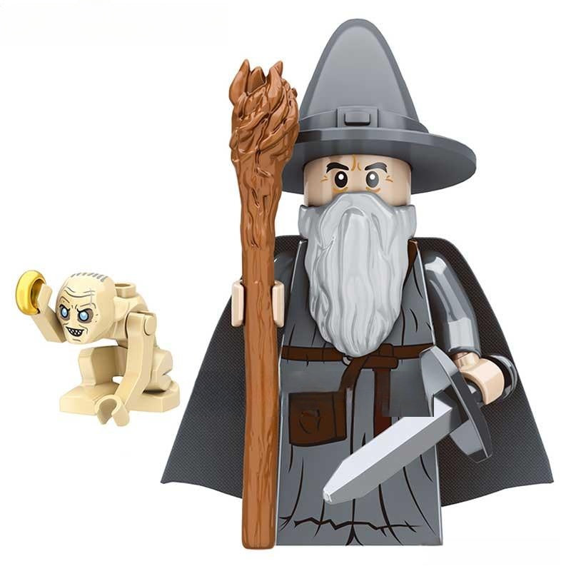 Gandalf The Gray Lord of The Rings Lego Minifigures Custom Toys - DelsBricks MinifiguresMinifiguresDelsBricks MinifiguresDelsbricks