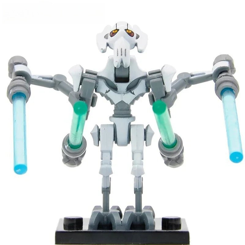 General Grievous set of 2 Star Wars Lego Minifigure Custom Toys - DelsBricks MinifiguresLego Star Wars MinifiguresDelsBricks MinifiguresDelsbricks.com
