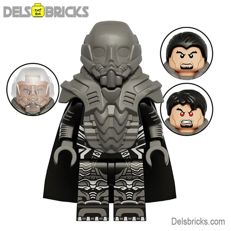 General Zod in Armor Suit Lego Minifigures Custom Toys - DelsBricks MinifiguresMinifiguresDelsBricks MinifiguresDelsbricks