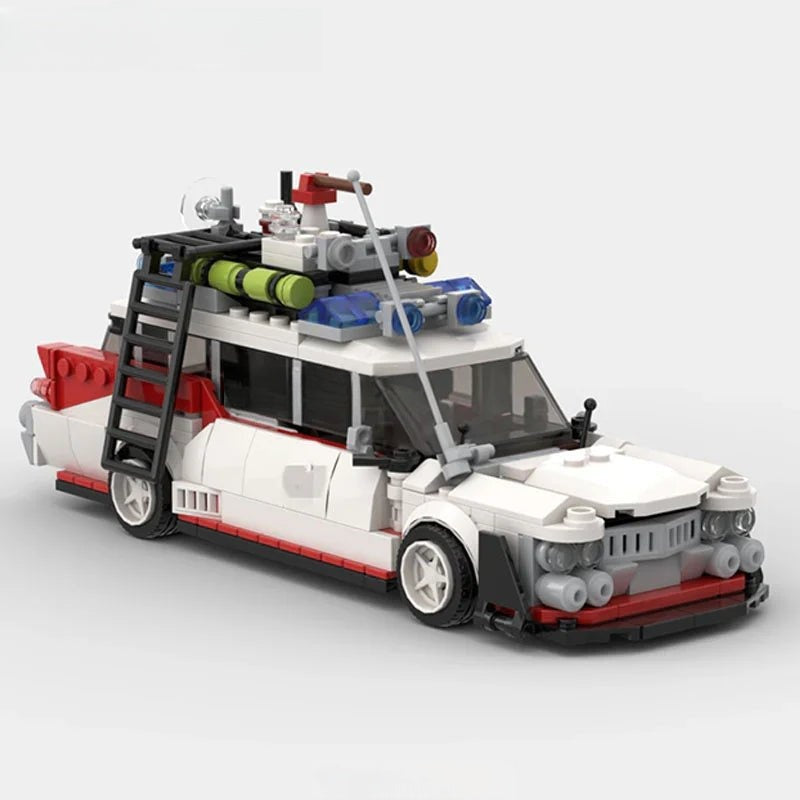 Ghostbusters Ectomobile Ecto - 1 Custom Lego Cars Minifigures Building Block Toys - DelsBricks MinifiguresMinifiguresDelsBricks MinifiguresDelsbricks