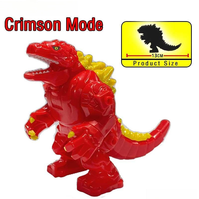 Godzilla Red Minifigures Big Size Kaiju Monsters - DelsBricks MinifiguresLego Horror MinifiguresDelsBricks MinifiguresDelsbricks.com