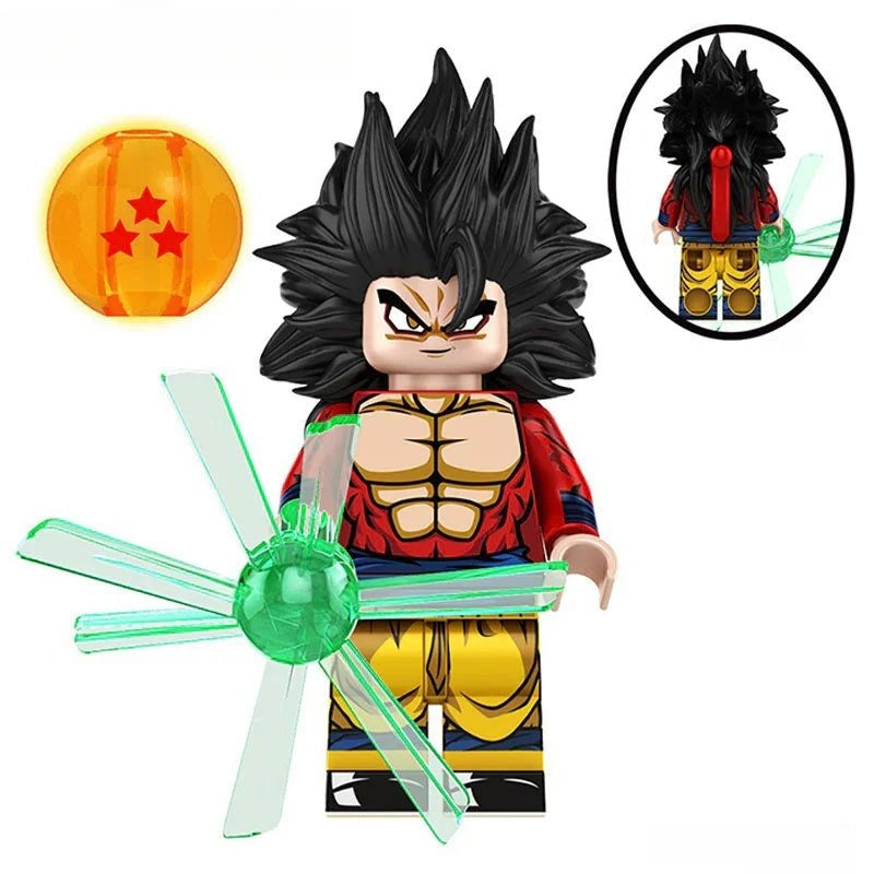 Goku 4 Dragon Ball Z Super Lego Minifigures Custom Anime Toys New - DelsBricks MinifiguresMinifiguresDelsBricks MinifiguresDelsbricks