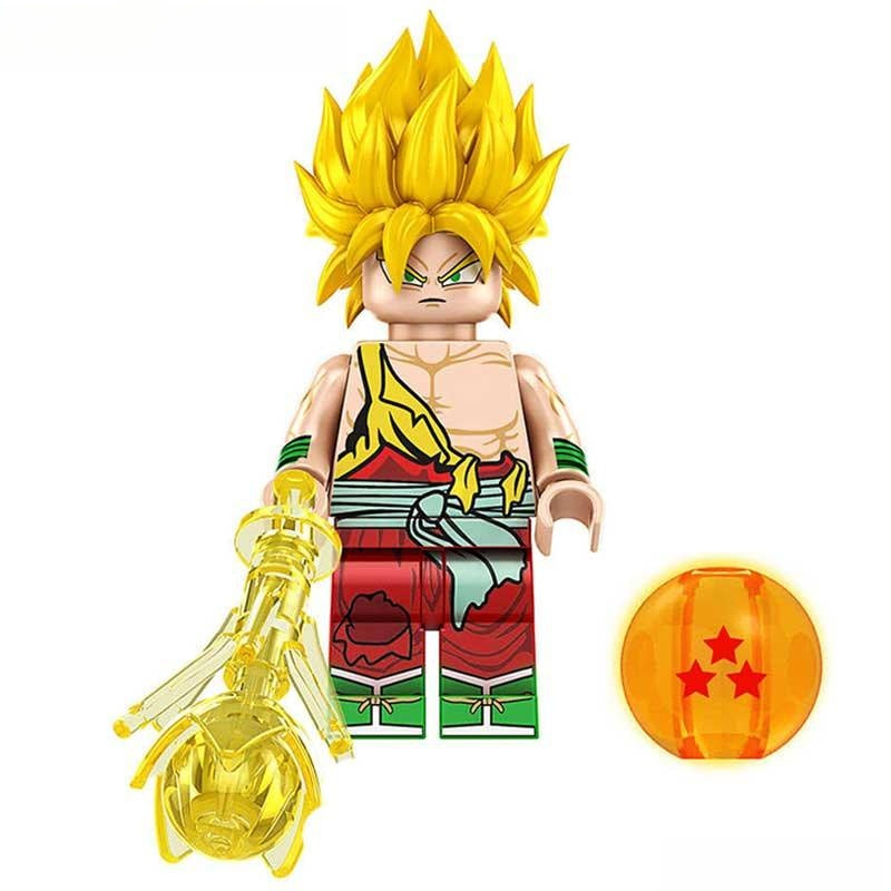 Goku Super Saiyan Yellow Hair Dragon Ball Z - DelsBricks MinifiguresMinifiguresDelsBricks MinifiguresDelsbricks