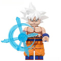 Goku White Hair Dragon Ball Z lego Minifigures Custom Anime Toys - DelsBricks MinifiguresMinifiguresDelsBricks MinifiguresDelsbricks