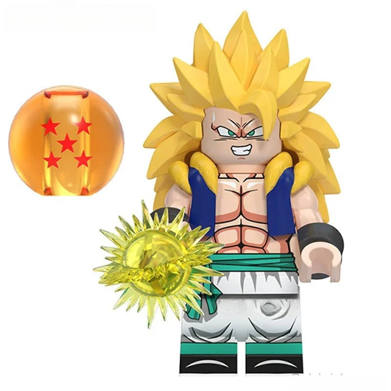 Gotenks Dragon Ball Z Super Lego Minifigures Best Custom Anime Toys - DelsBricks MinifiguresMinifiguresDelsBricks MinifiguresDelsbricks