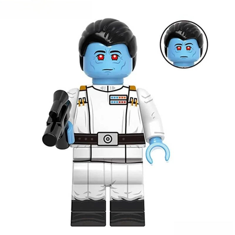 Grand Admiral Thrawn Lego Star wars Minifigures Custom Toys 3 - DelsBricks MinifiguresLego Star Wars MinifiguresDelsBricks MinifiguresDelsbricks.com