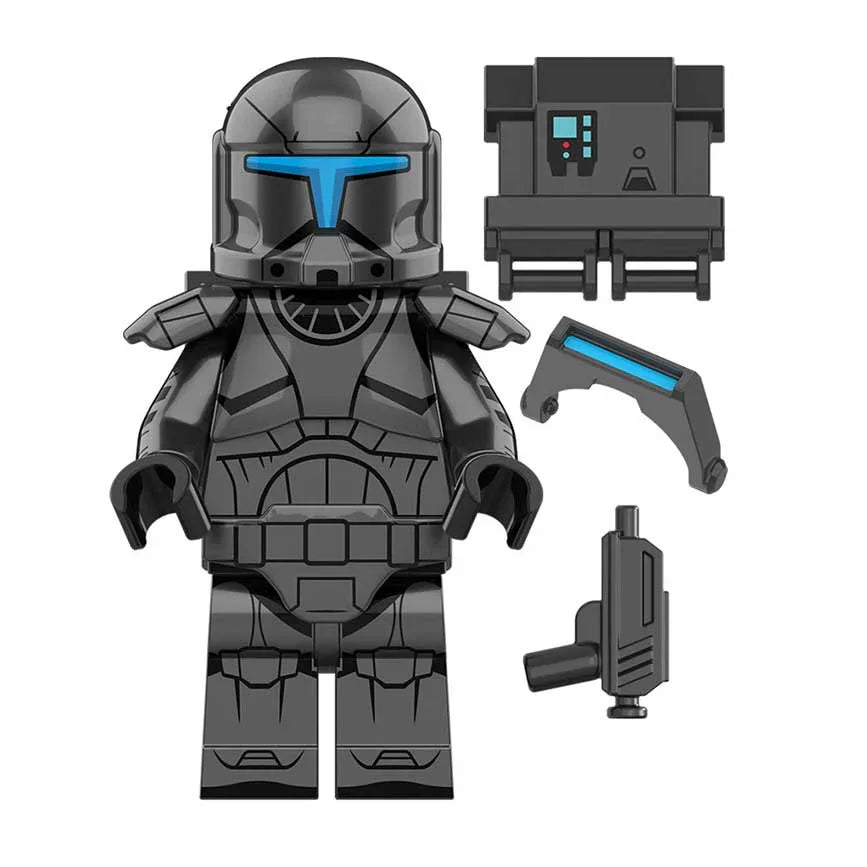 Gray Clone CommandoStar Wars Lego Minifigures Custom Toys - DelsBricks MinifiguresLego Star Wars MinifiguresDelsBricks MinifiguresDelsbricks.com