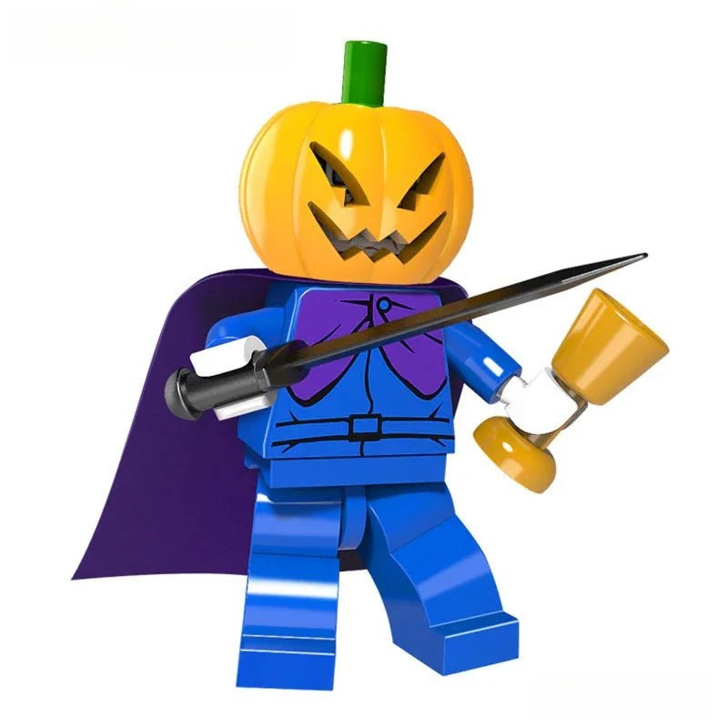 Halloween Headless Horseman Lego Minifigures - DelsBricks MinifiguresLego Horror MinifiguresDelsBricks MinifiguresDelsbricks.com