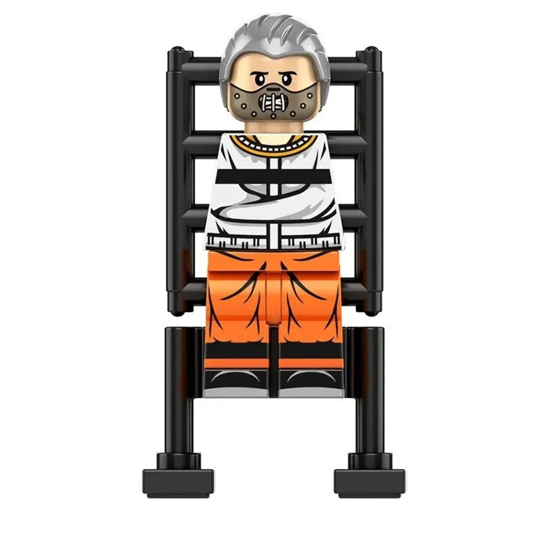 Hannibal Lecter Silence of The Lambs Lego Minifigures - DelsBricks MinifiguresLego Horror MinifiguresDelsBricks MinifiguresDelsbricks.com