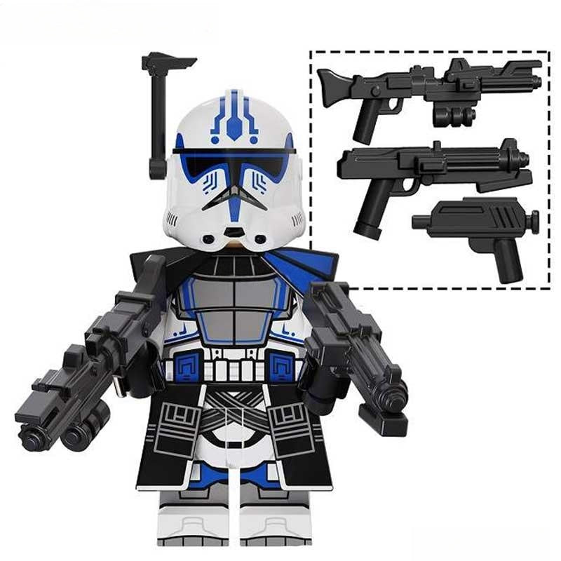 hardcase 501st Legion Clone trooper Phase 2 Lego Minifigures Custom Toys - DelsBricks MinifiguresLego Star Wars MinifiguresDelsBricks MinifiguresDelsbricks.com