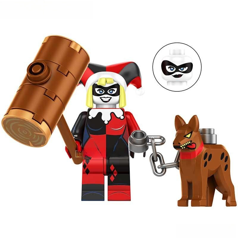 Harley Quinn Batman Animated Series Lego Minifigures Custom Toys - DelsBricks MinifiguresMinifiguresDelsBricks MinifiguresDelsbricks