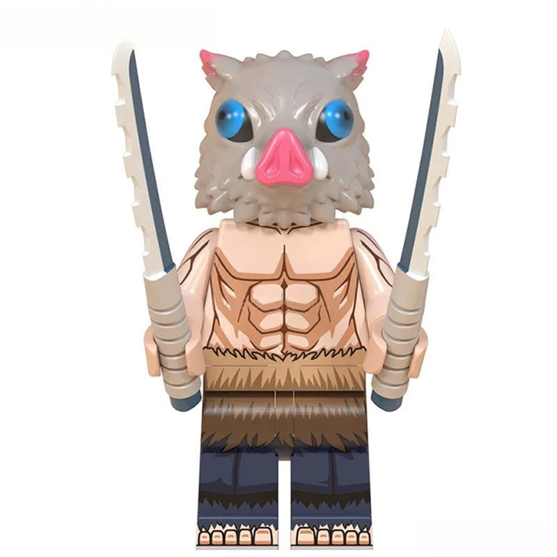 Hashibira Inosuke Demon Slayer Anime Lego Minifigures Custom Toys 1 - DelsBricks MinifiguresMinifiguresDelsBricks MinifiguresDelsbricks