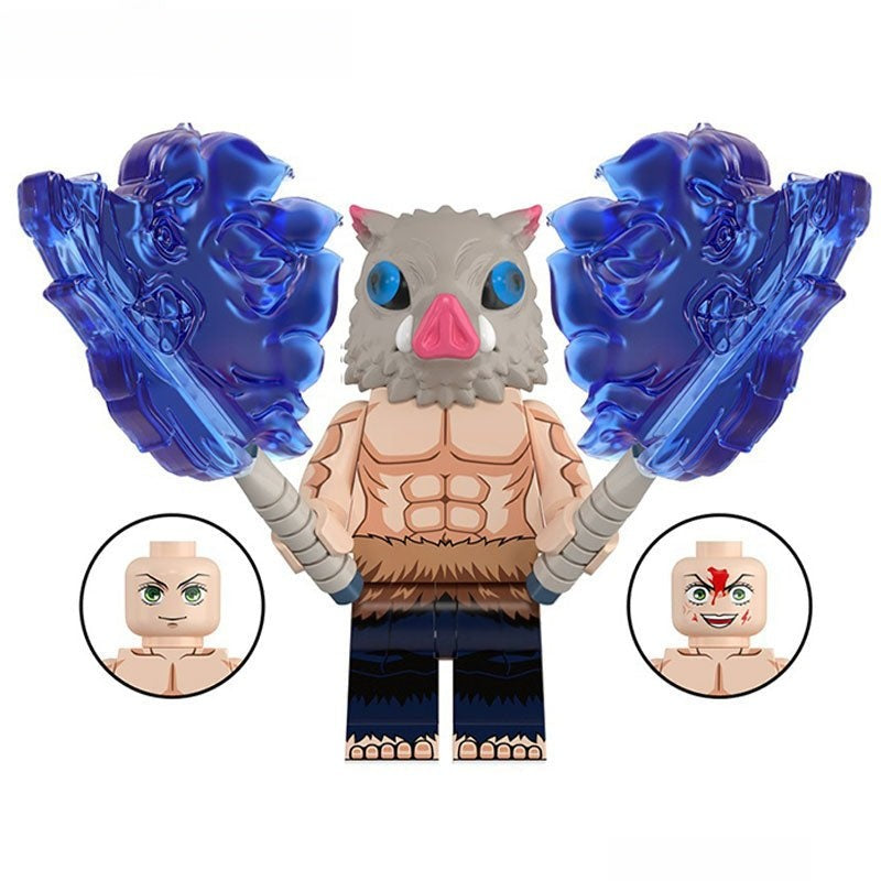 Hashibira Inosuke Demon Slayer Anime Lego Minifigures Custom Toys 2 - DelsBricks MinifiguresMinifiguresDelsBricks MinifiguresDelsbricks