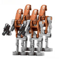 Heavy Battle Droids set of 4 Star Wars Lego Minifigures Custom Toys 2 - DelsBricks MinifiguresLego Star Wars MinifiguresDelsBricks MinifiguresDelsbricks.com