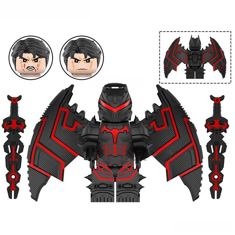 Hellbat Batman Lego Minifigures Custom toys - DelsBricks MinifiguresMinifiguresDelsBricks MinifiguresDelsbricks