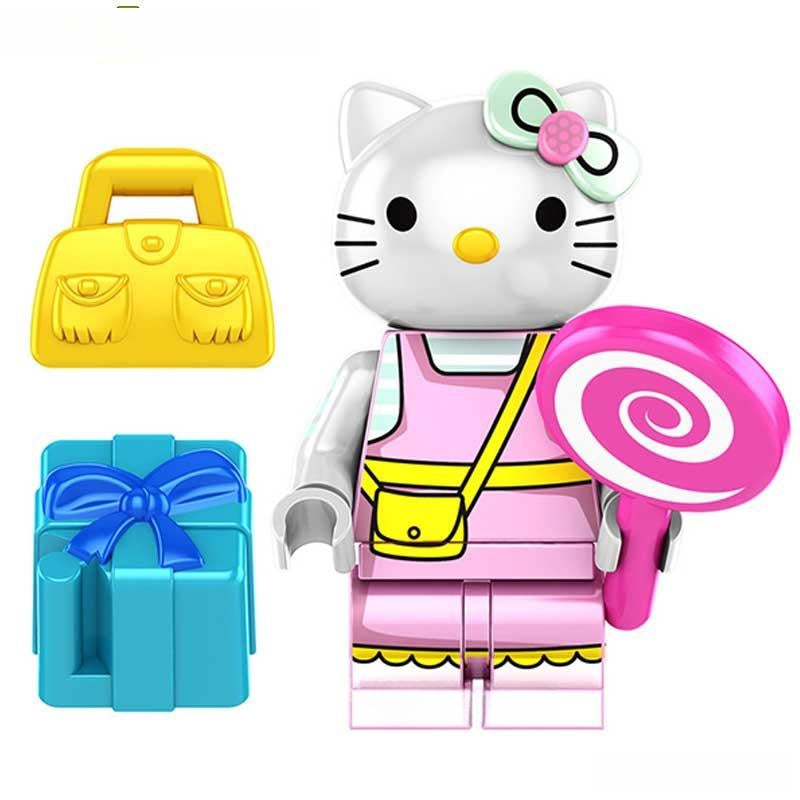 Hello Kitty Lego Minifigures Custom Toys - DelsBricks MinifiguresMinifiguresDelsBricks MinifiguresDelsbricks