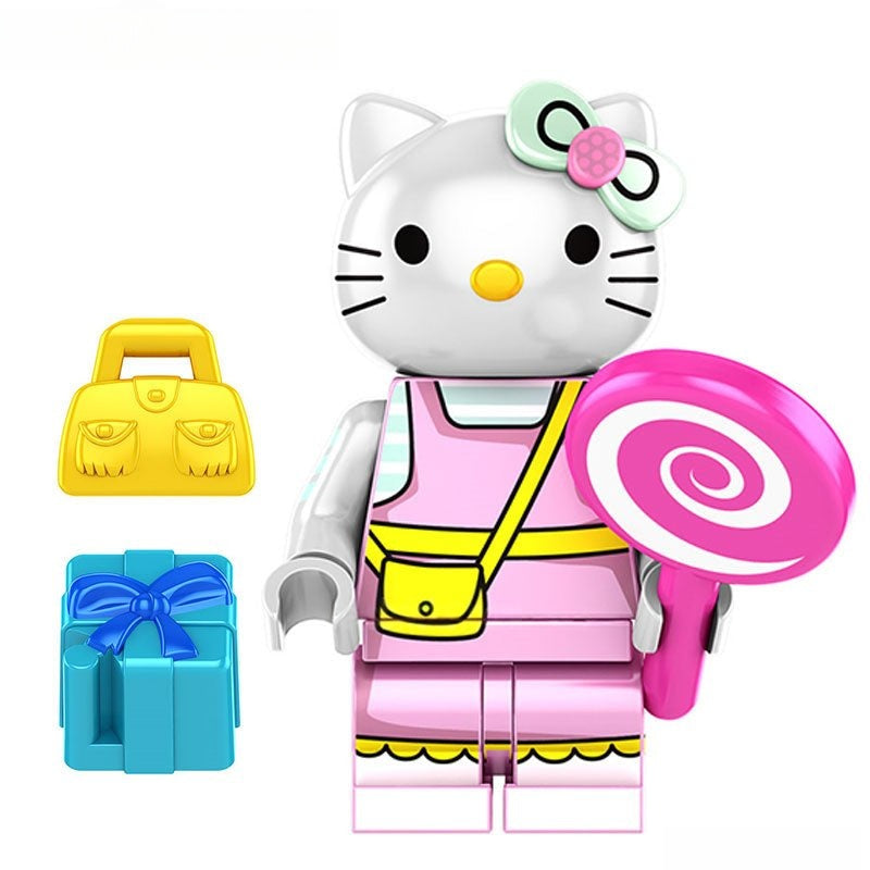 Hello Kitty Lego Minifigures Custom Toys - DelsBricks MinifiguresMinifiguresDelsBricks MinifiguresDelsbricks
