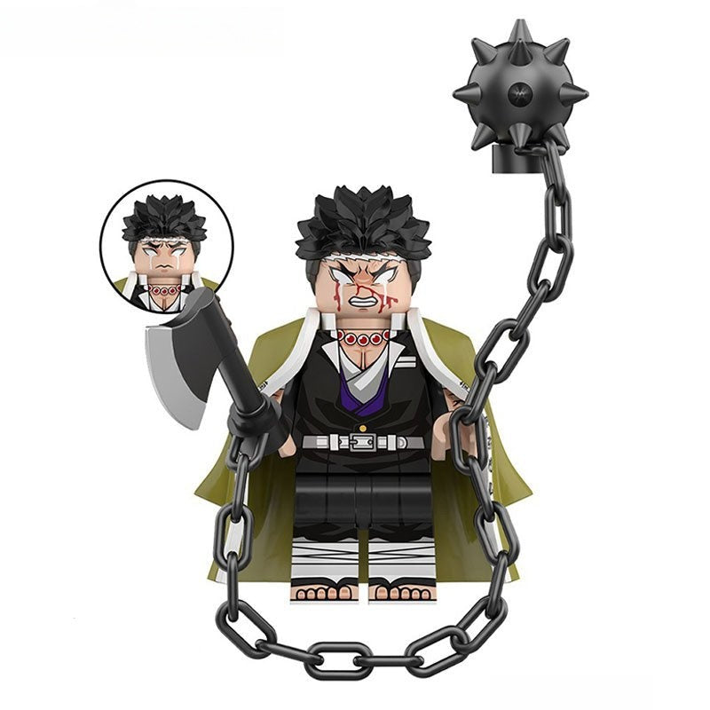 Himejima Gyomei Demon Slayer Anime Lego Minifigures Custom Toys - DelsBricks MinifiguresMinifiguresDelsBricks MinifiguresDelsbricks