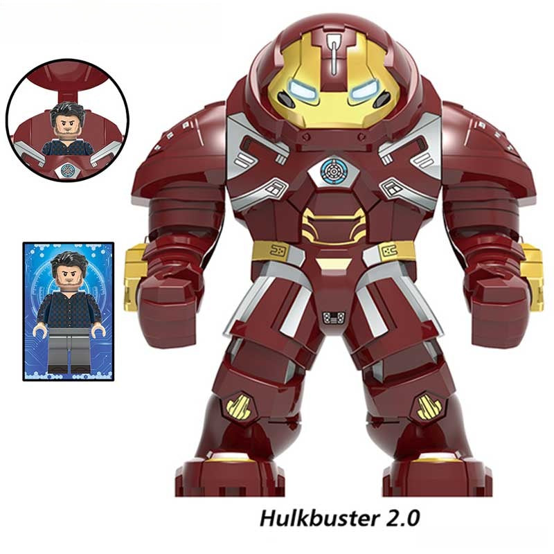 Iron Man Hulkbuster 2.0 Suit Big figure Lego Marvel Custom Minifigures 2 - DelsBricks MinifiguresMinifiguresDelsBricks MinifiguresDelsbricks