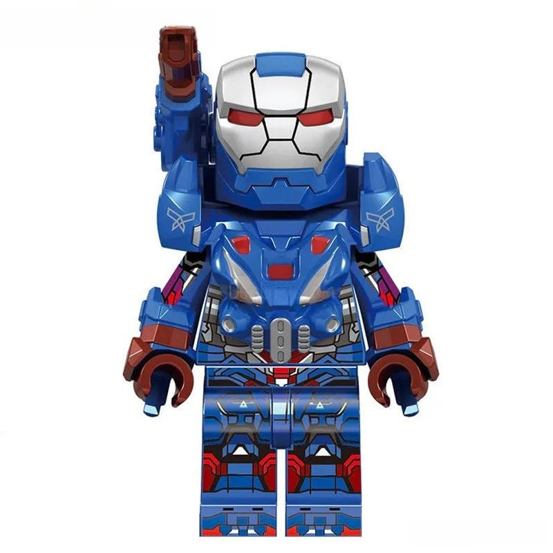 Iron Patriot James Rhodes Lego Minifigures Custom Toys 3 - DelsBricks MinifiguresMinifiguresDelsBricks MinifiguresDelsbricks