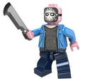 Jason Voorhees Friday The 13th Blue NES Lego Minifigures Custom Horror Toys 5 - DelsBricks MinifiguresLego Horror MinifiguresDelsBricks MinifiguresDelsbricks.com