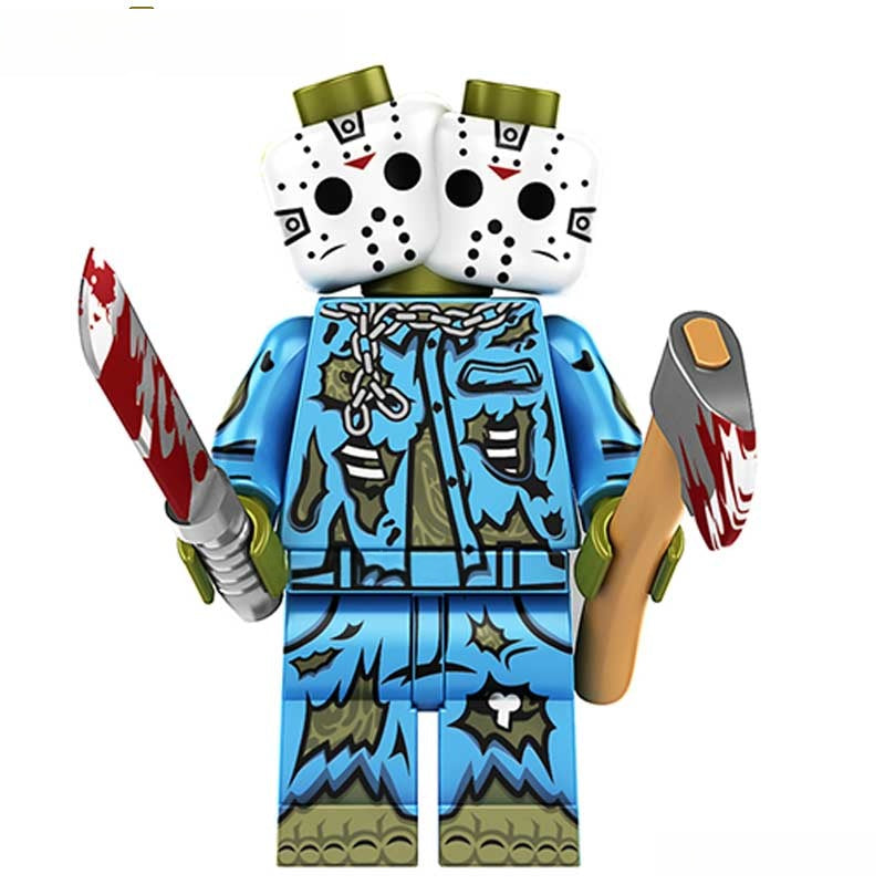 Jason Voorhees Friday The 13th - Lego Minifigures Custom Horror Toys 6 - DelsBricks MinifiguresLego Horror MinifiguresDelsBricks MinifiguresDelsbricks.com