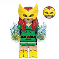 Jean Grey From X - Men '97 green suit Lego Minifigures custom toys - DelsBricks MinifiguresMinifiguresDelsBricks MinifiguresDelsbricks