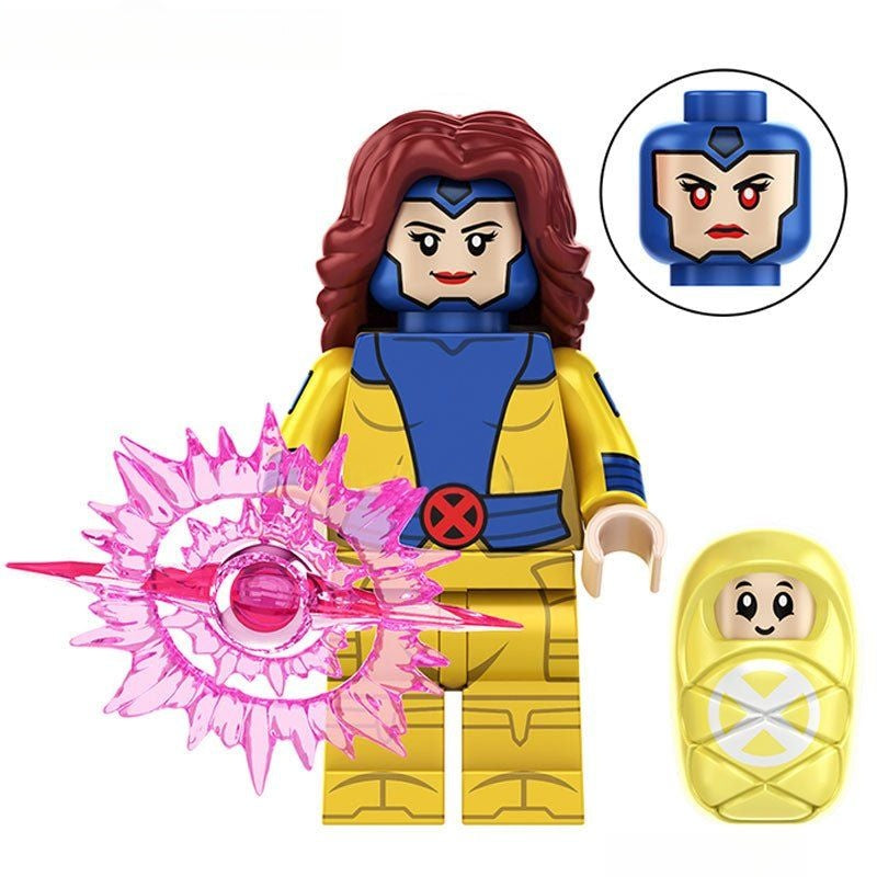 Jean Grey From X - Men '97 Lego Minifigures Best custom toys S2 - DelsBricks MinifiguresMinifiguresDelsBricks MinifiguresDelsbricks