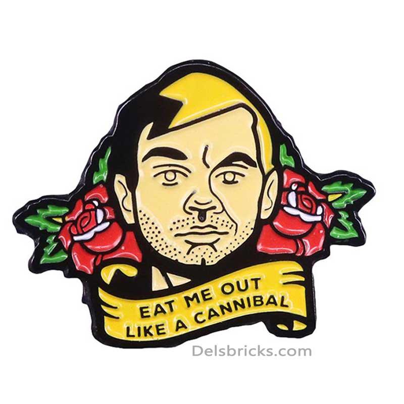 Jeffrey Dahmer Cannibal Enamel Pins Near Me - DelsBricks MinifiguresEnamel Pins Copper Lapel fashion PinsDelsBricks MinifiguresDelsbricks.com