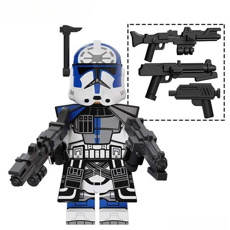 Jesse 501st Legion Clone trooper Phase 2 Lego Minifigures Custom Toys - DelsBricks MinifiguresLego Star Wars MinifiguresDelsBricks MinifiguresDelsbricks.com
