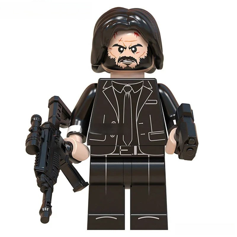 John Wick New Lego Minifigures Custom Toys - DelsBricks MinifiguresMinifiguresDelsBricks MinifiguresDelsbricks