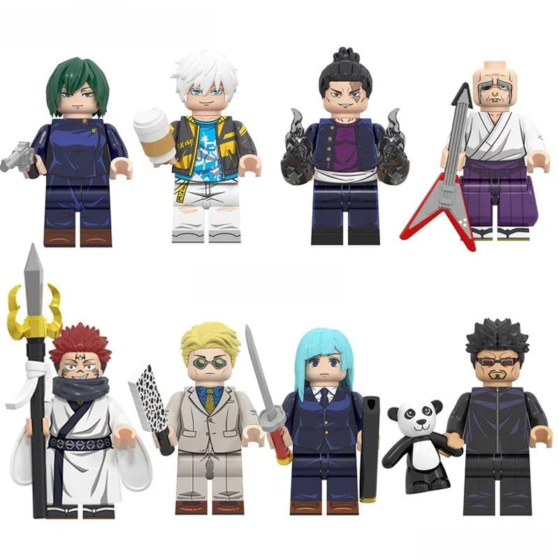Jujutsu kaisen set of 8 Lego Anime Minifigures Custom Toys 3 - DelsBricks MinifiguresMinifiguresDelsBricks MinifiguresDelsbricks