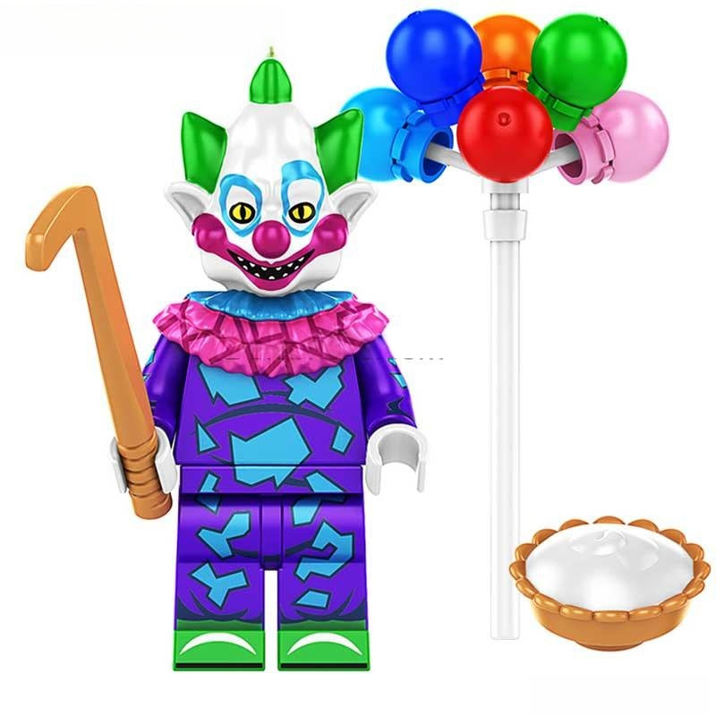 Jumbo from Killer Clowns From Outer Space movie Lego Minifigures custom toys 7 - DelsBricks MinifiguresLego Horror MinifiguresDelsBricks MinifiguresDelsbricks.com