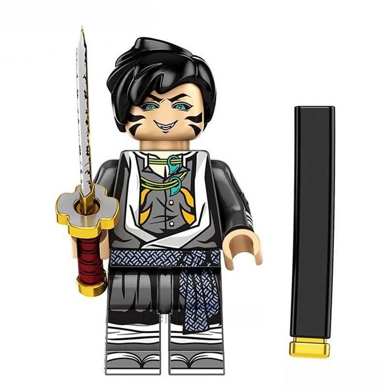 Kaigaku Demon Slayer Anime Lego Minifigures Custom Toys - DelsBricks MinifiguresMinifiguresDelsBricks MinifiguresDelsbricks