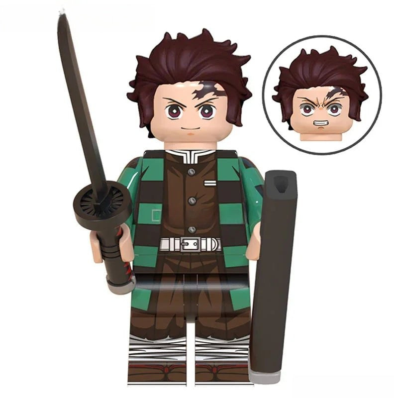 kamado tanjirou Demon Slayer Anime Lego Minifigures Custom Toys 1 - DelsBricks MinifiguresMinifiguresDelsBricks MinifiguresDelsbricks