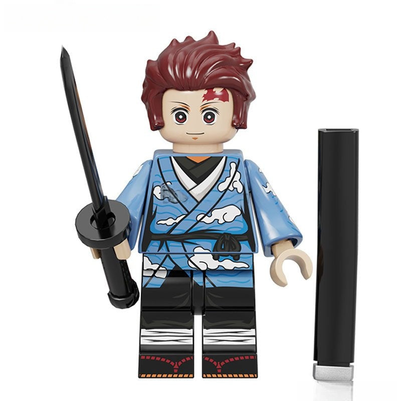 kamado tanjirou Demon Slayer Anime Lego Minifigures Custom Toys 4 - DelsBricks MinifiguresMinifiguresDelsBricks MinifiguresDelsbricks